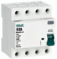 Выключатель дифференциального тока УЗО DeKraft УЗО-03 4п 63А 100мА 6,0кА тип AC  картинка